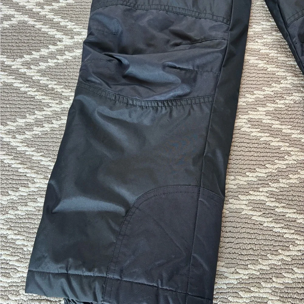 32 degrees Kids Black Snow Bib Pants with Adjustable Suspenders